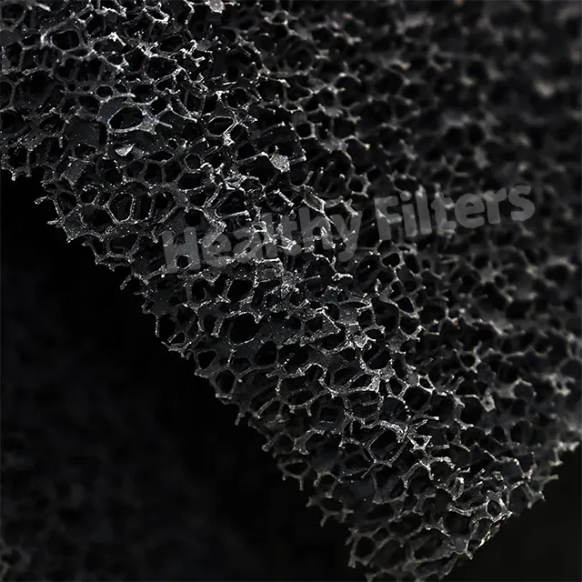 Activated Carbon Filter Media Honeycomb Polyester Sheet Rain Water Filter Sponge Reference details (1)