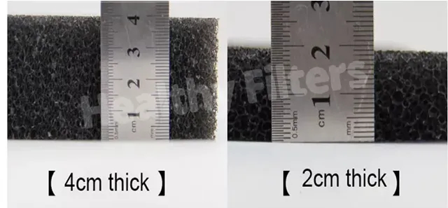 Activated Carbon Foam Net Filter Polyurethane Sponge Cotton Primary Air Filter Honeycomb Filter details (1)