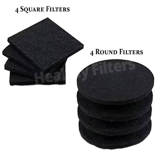 Activated Carbon Replacement Filters Air Clean Kitchen Compost Bin Charcoal details