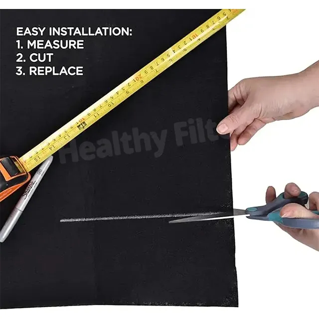 Activated Carbon Sponge Foam Sheet 10-60PPI Customized Mesh Polyurethane Filter Foam Sponge (1)