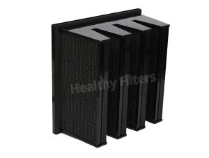 Activated V Bank Activated Carbon Filter Combined V Bank Air Filters for Plastic Activated Filter (1)