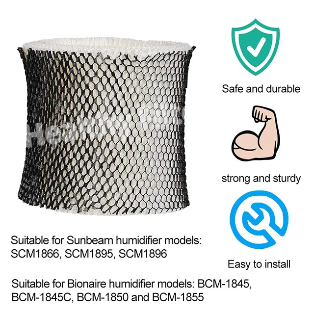 Custom Humidifier Wood Pulp Paper Replacement Wick Filter for Various brands and models (1)