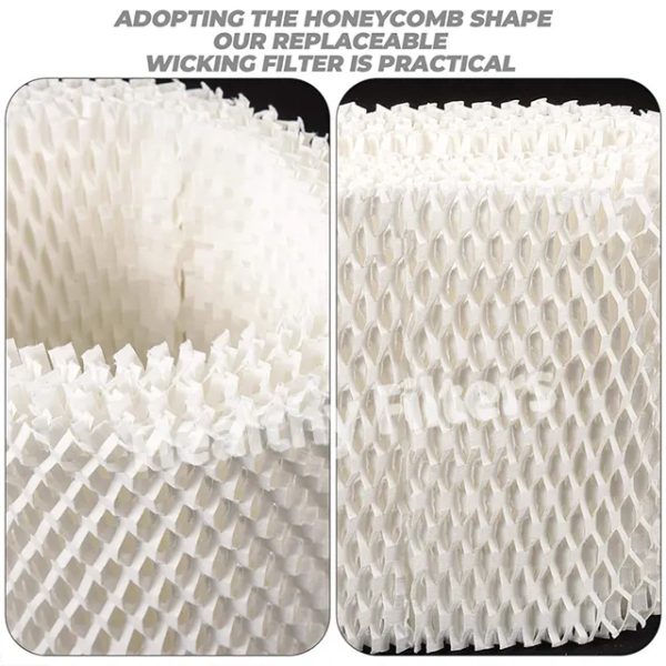 Customized Humidifier Filter Anti bacterial Wood Pulp Paper Wick Filter (1)