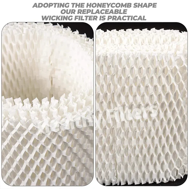 Customized Humidifier Filter Anti bacterial Wood Pulp Paper Wick Filter (2)