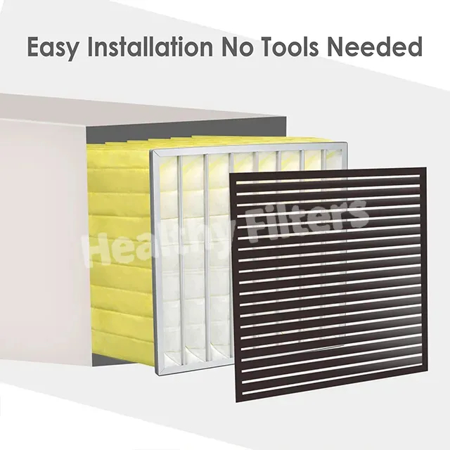 Customized Industrial Bag Pocket Medium Efficiency Air Filter F5-F9 for HVAC Cleaning Room (1)