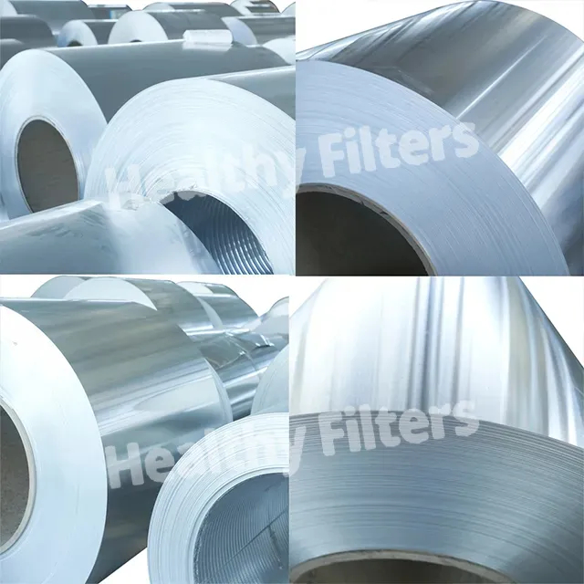 Filtration Deep Pleated Hepa Filter Aluminum Foil Roll (1)