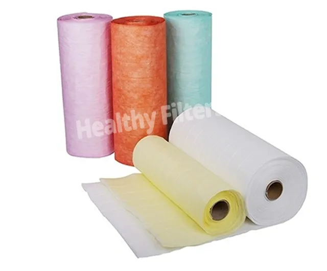 G4 F5 F6 F7 F8 F9 Synthetic Fiber Roll Pocket Filter Material Air Filter Paper Media for HVAC Ventilation (1)