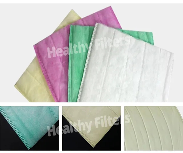 G4 F5 F6 F7 F8 F9 Synthetic Fiber Roll Pocket Filter Material Air Filter Paper Media for HVAC Ventilation (1)