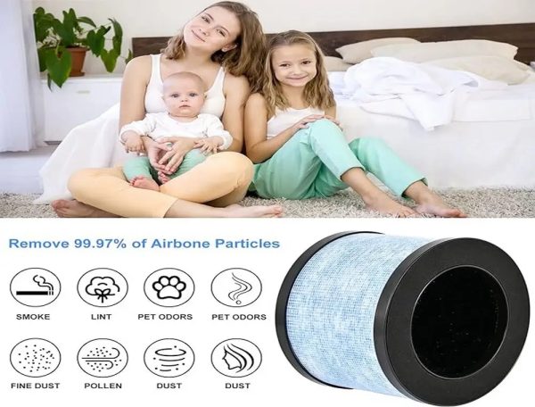 H13 True Hepa Filter Air Purifier Parts 4 in 1 Replacement for EPI080_EP1080 Aroeve mk01 mk06 (1)