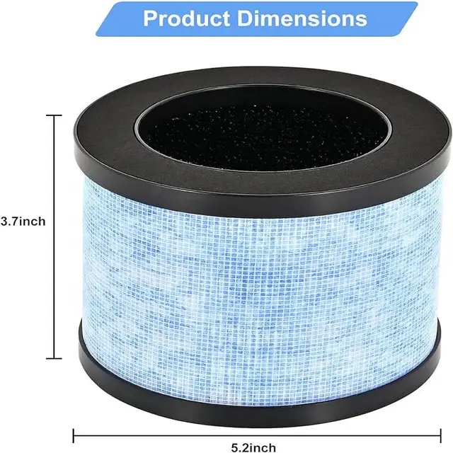 H13 True Hepa Filter Air Purifier Parts 4 in 1 Replacement for EPI080_EP1080 Aroeve mk01 mk06 (1)
