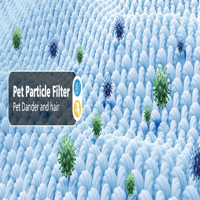 HP302 Replacement Filter Compatible with Shark HP302 HP301 Air Purifier MAX HP200 Series 3-in-1 H13 Grade True HEPA Filte (3)