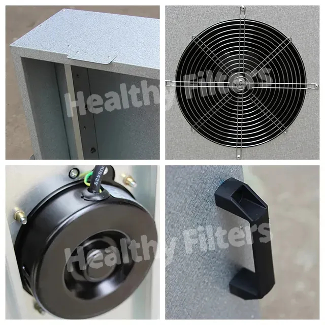 Healthy Filters Factory Supply High Quality H13 H14 U15 FFU Hepa Filter with Fan for Clean Room (1)