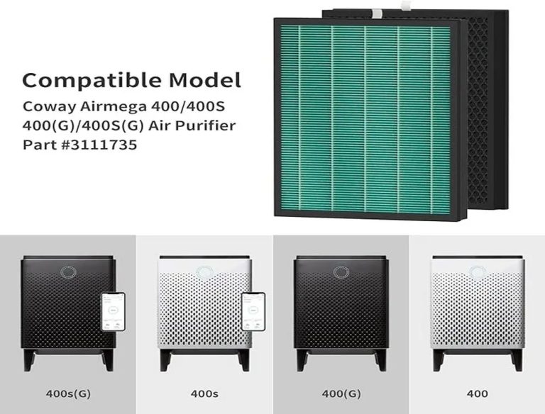 Hepa filter replacement for Cowway air purifier filter activated carbon filter replacement for Cowway Airmega 400_400S (4)