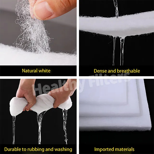 High Dust Holding Capacity Primary Intake Filter Media for Air Filter Practical Air Inlet Pre Filter Rolls for HEPA Filtration System (1)