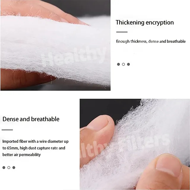 High Dust Holding Capacity Primary Intake Filter Media for Air Filter Practical Air Inlet Pre Filter Rolls for HEPA Filtration System (1)