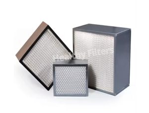 High Efficiency Industrial HVAC H13 Filtering 0.3 Microns Deep Pleated Fiberglass Hepa Filter (1)