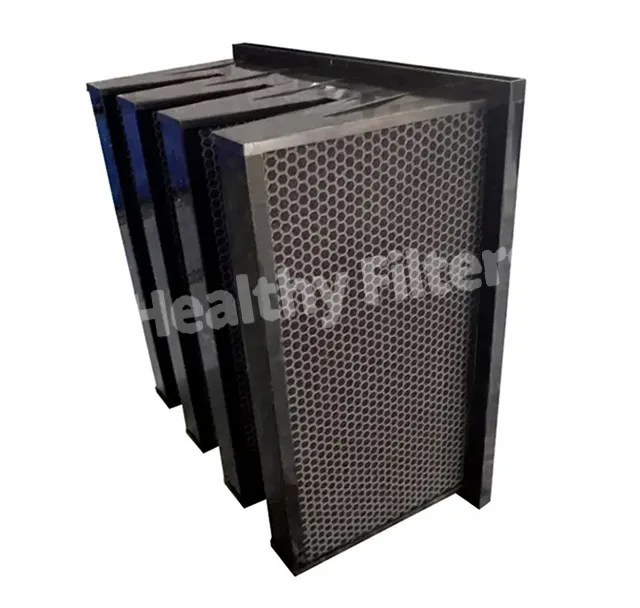 Industrial H13-U16 Plastic Frame Hepa Filterfor Ventilation HVAC Air Conditioning System (1)