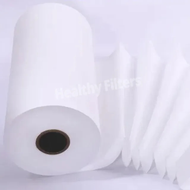 Low Resistance M6 F7 F8 F9 H10 H11 H12 H13 PP Synthetic Air Filter Roll HEPA Filter Paper Media (1)