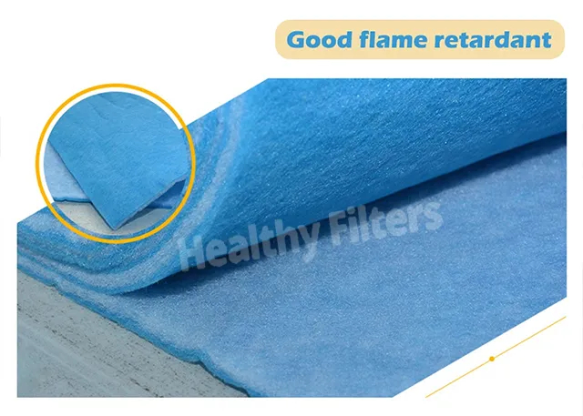 OEM Primary Cotton High Quality G3_G4 Air Conditioner Filter Filtration blue and White Air Filter Material (1)