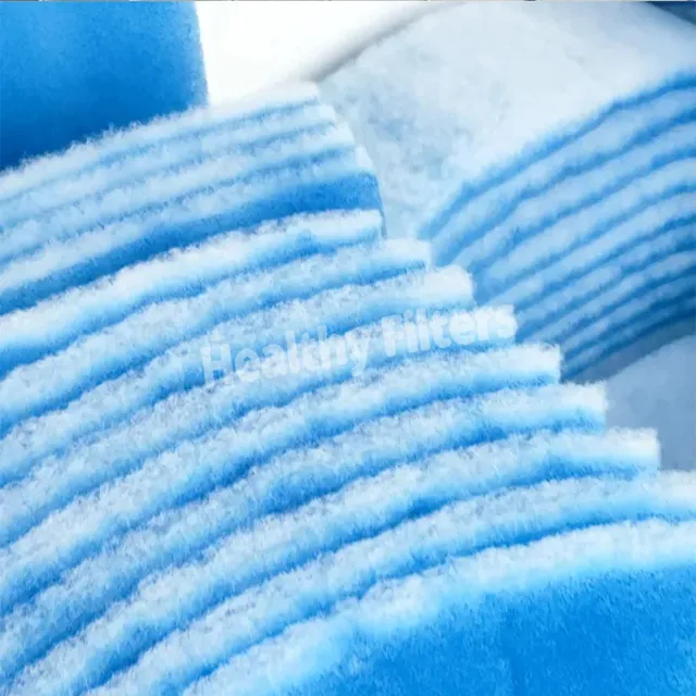 OEM Primary Cotton High Quality G3_G4 Air Conditioner Filter Filtration blue and White Air Filter Material (1)