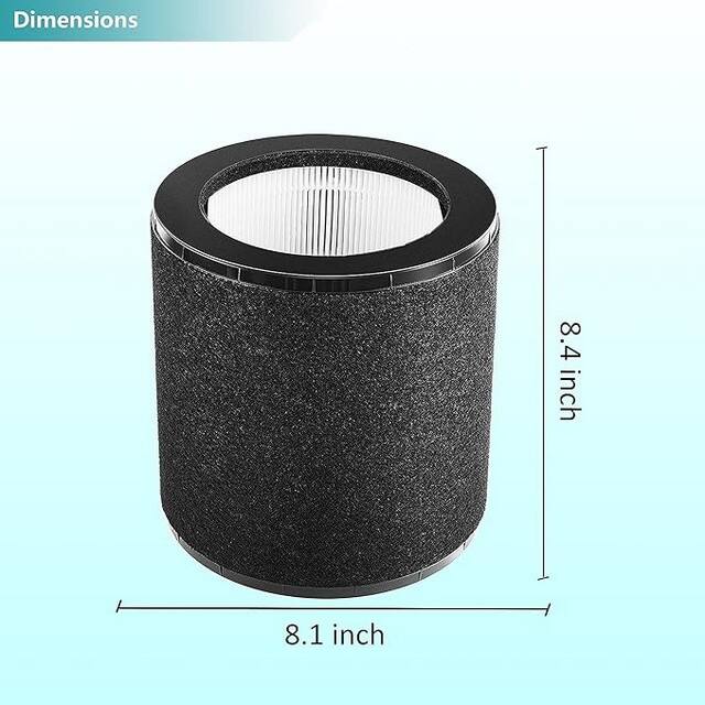 Premium air purifier filter replacement for models TT-AP008with H13 hepa grade and carbon filter (1)