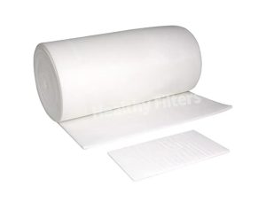 Retardant Material High Temperature Fiberglass Ceiling Filter Filter Media Synthetic Fiber-Based Nonwoven Filter Media (1)