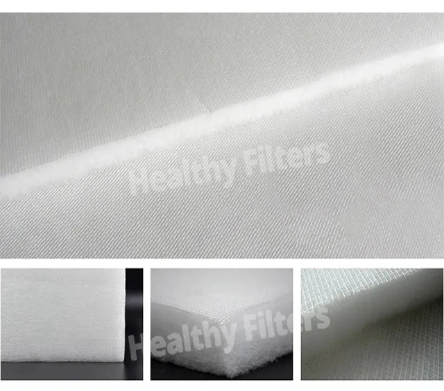 Retardant Material High Temperature Fiberglass Ceiling Filter Filter Media Synthetic Fiber-Based Nonwoven Filter Media (1)