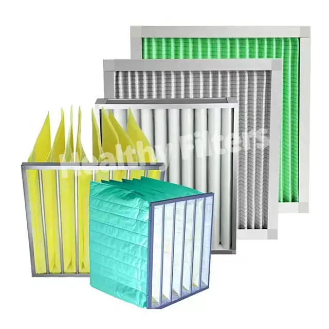 Synthetic Fiber Pocket Filters Bag Air Filter F6 F7 F8 F9 with High Dust Capacity for HVAC AC System (1)