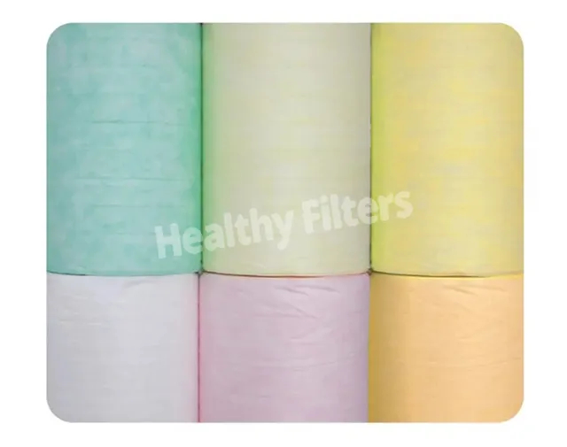 Synthetic Non-Woven Fiber Multi Pocket Media Cloth Roll Bag Filter Air Filter Paper Manufacturing (1)