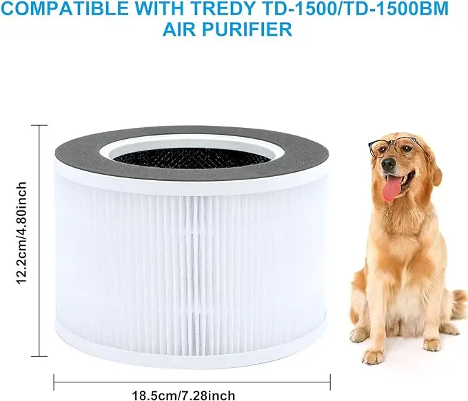 Tredy TD-1500 Compatible with Air purifier filter Tredy TD-1500 & TD-1500BM air purifier filter (1)