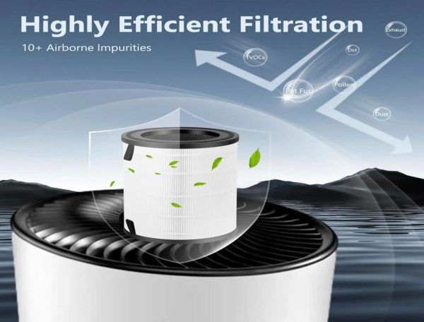 True HEPA Filter Replacements for Levoit LV-133-RF Air Purifiers (1)