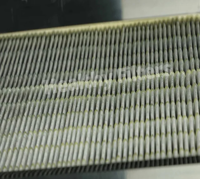 V Bank Activated Carbon Pleated Media Compact Air Filter Industrial Chemical Odor Removal 4V-Cell (1)