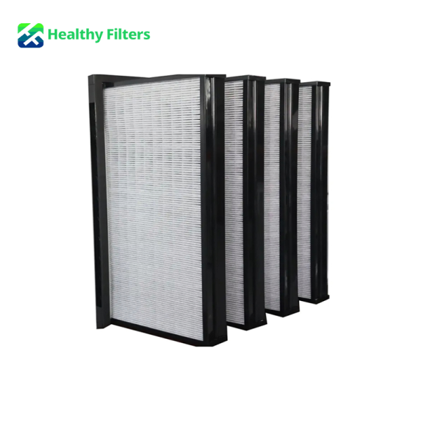4V V Bank Activated Carbon Air Filter with Galvanized Frame