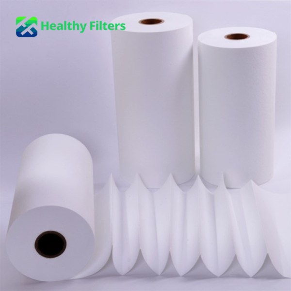 H13 H14 U15 Particulate Fiberglass Air Filter Paper HEPA Panel Filter Glass Fiber Media01