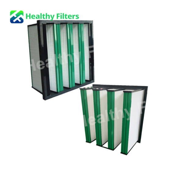 Custom Multi Function Compact Box Filters V-Bank Filter H10 H12 H13 H14 U15 HEPA Air Filter03