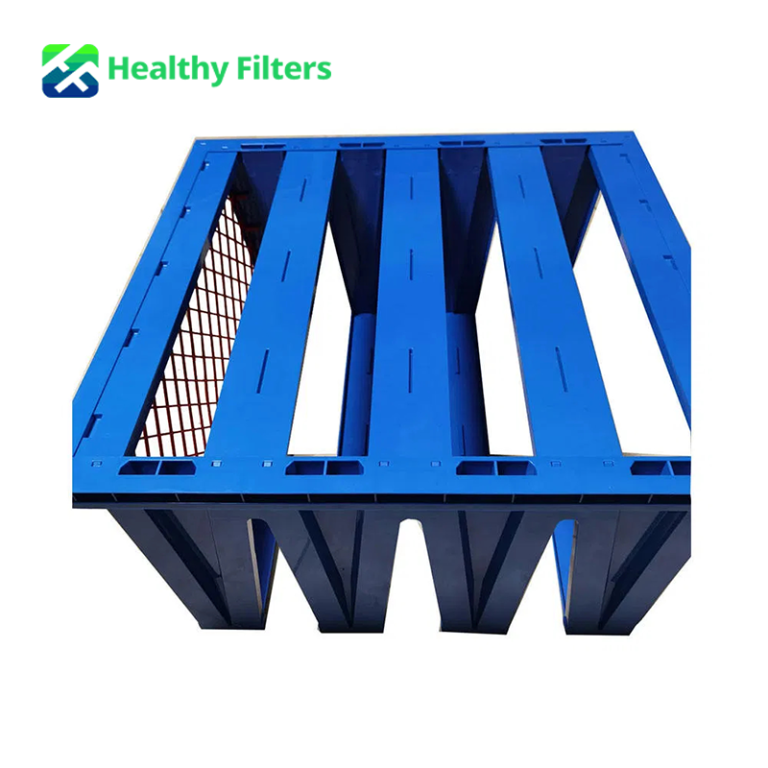Heavy-Duty [Specific Inch] V Bank Air Filter Frame - Durable Steel Construction for Industrial HVAC & Automotive Filtration Systems01