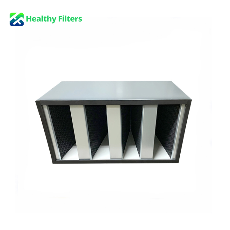 V-Bank Micro Fiberglass Merv 12 to Merv 16 Available HEPA Filter
