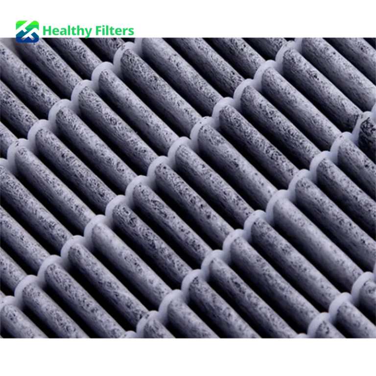 4V V Bank Activated Carbon Air Filter with Galvanized Frame