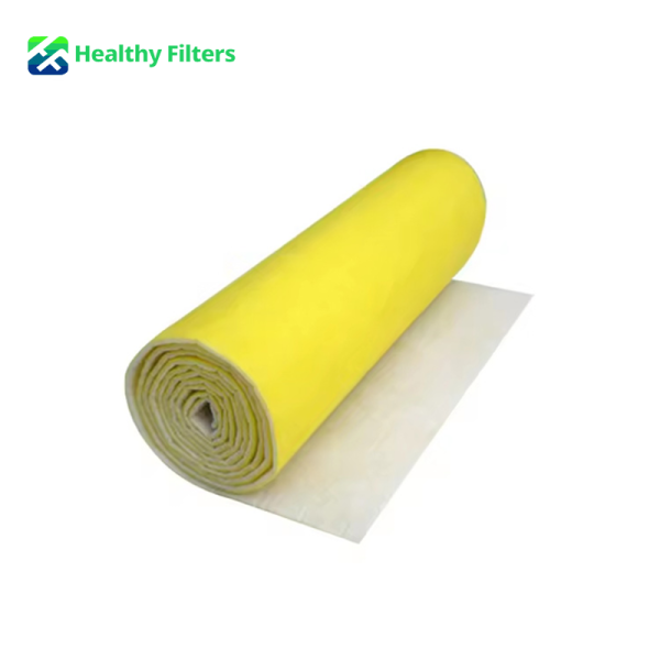 G4 Polyester Pre - Particle Filter Media Roll for HVAC Air Intake Filters