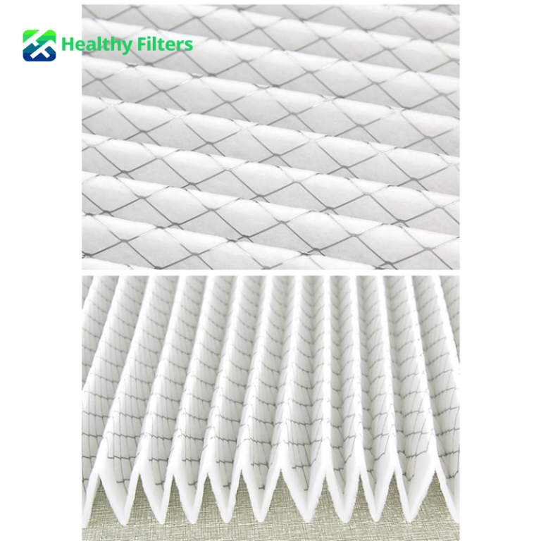 G4 Non - Woven Fabric Air Filter Material Roll with Metal Mesh Cover for Manufacturing02