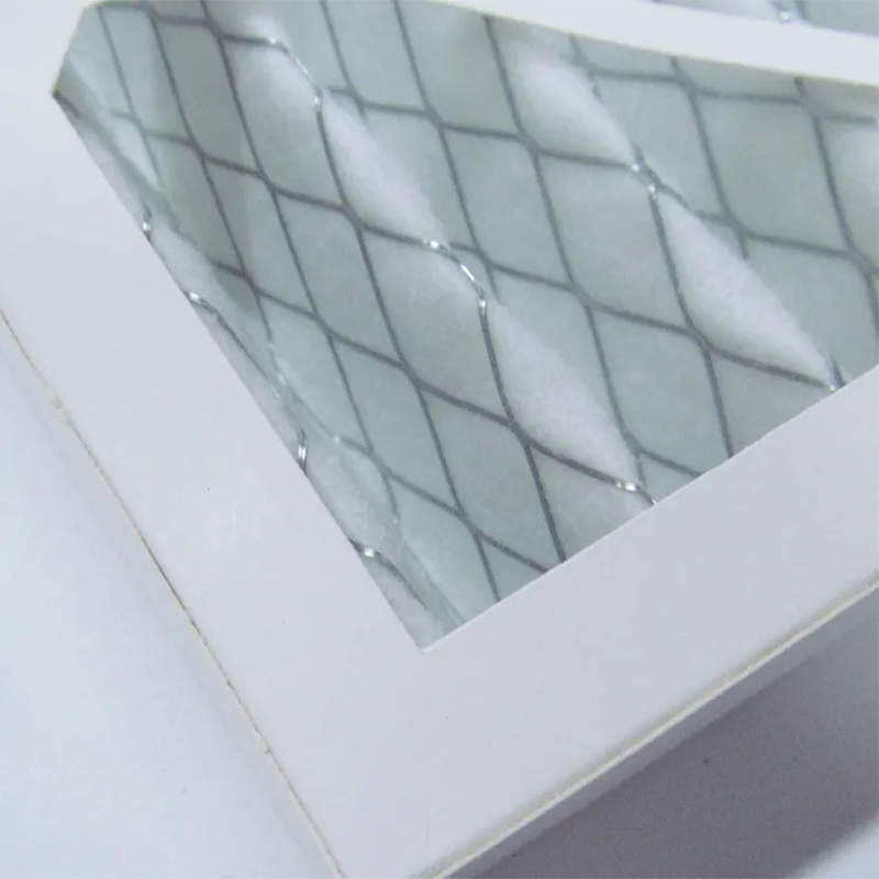 Customized Merv 6 Merv 8 Merv 11 Merv 13 Cardboard Frame Pleated Panel AC Furnace HVAC Air Filter-2