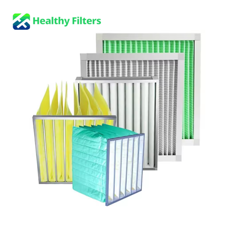 Bag Medium Synthetic Fiber Filter F6 F7 F8 Filter Fiberglass Pocket Air Filter