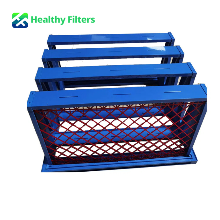 Heavy-Duty [Specific Inch] V Bank Air Filter Frame - Durable Steel Construction for Industrial HVAC & Automotive Filtration Systems06