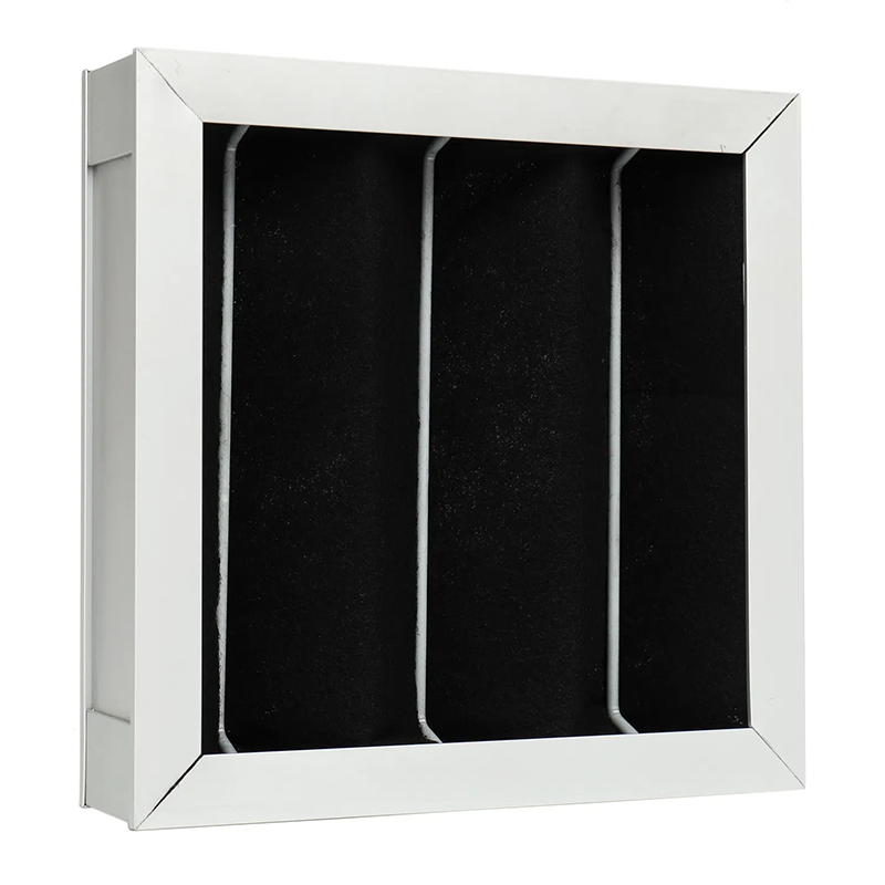 Aluminum Alloy Frame Activated Carbon Filter for Removal of Organic Matters Preliminary Efficiency Panel Air Filter for Hospitals & Clean Workshops