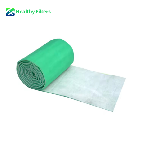 G4 Polyester Pre - Particle Filter Media Roll for HVAC Air Intake Filters