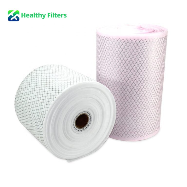 G4 Non - Woven Fabric Air Filter Material Roll with Metal Mesh Cover for Manufacturing03