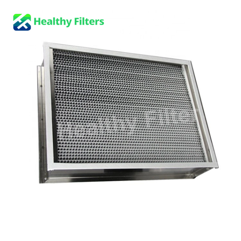 Glassfiber Media High Temperature HEPA Filter with Frame and Aluminum Separators03