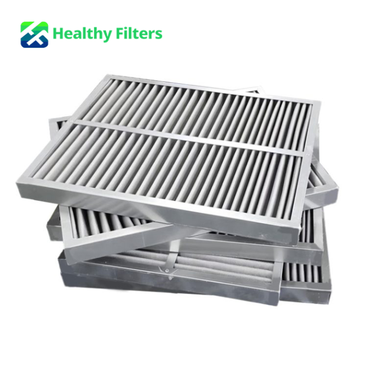 Customized Initial Effect Metal Filter G4 Aluminum Frame Panel Air Filter New Design Air Filter