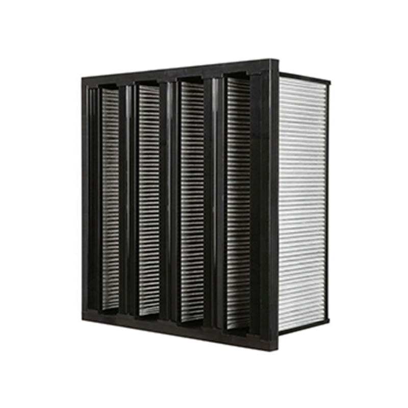 4V V Bank Activated Carbon Air Filter with Galvanized Frame