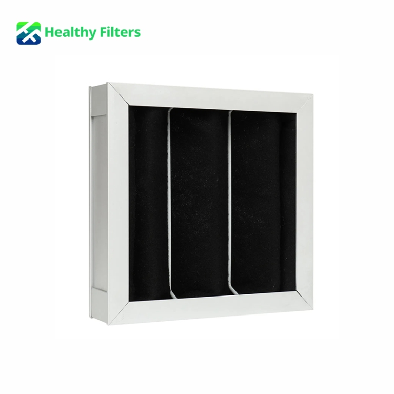 Aluminum Alloy Frame Activated Carbon Filter for Removal of Organic Matters Preliminary Efficiency Panel Air Filter for Hospitals & Clean Workshops